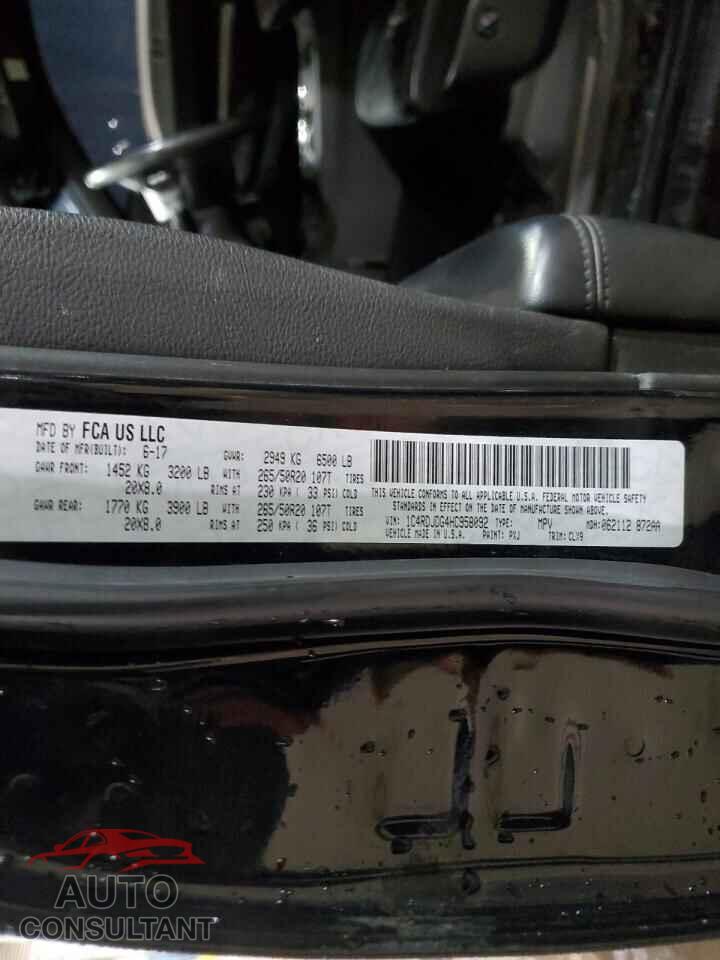 DODGE DURANGO 2017 - 1C4RDJDG4HC958092