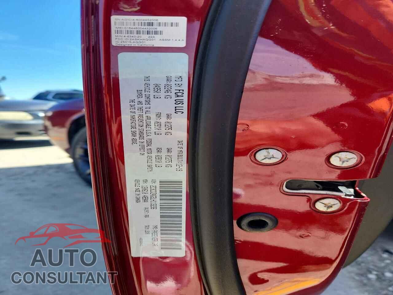 DODGE CHALLENGER 2020 - 2C3CDZAG3LH113236