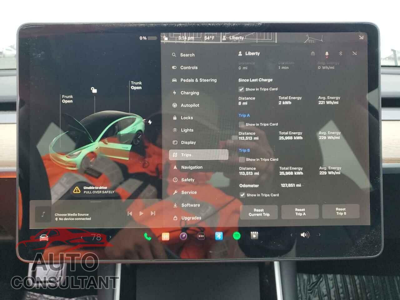 TESLA MODEL 3 2020 - 5YJ3E1EA0LF739932