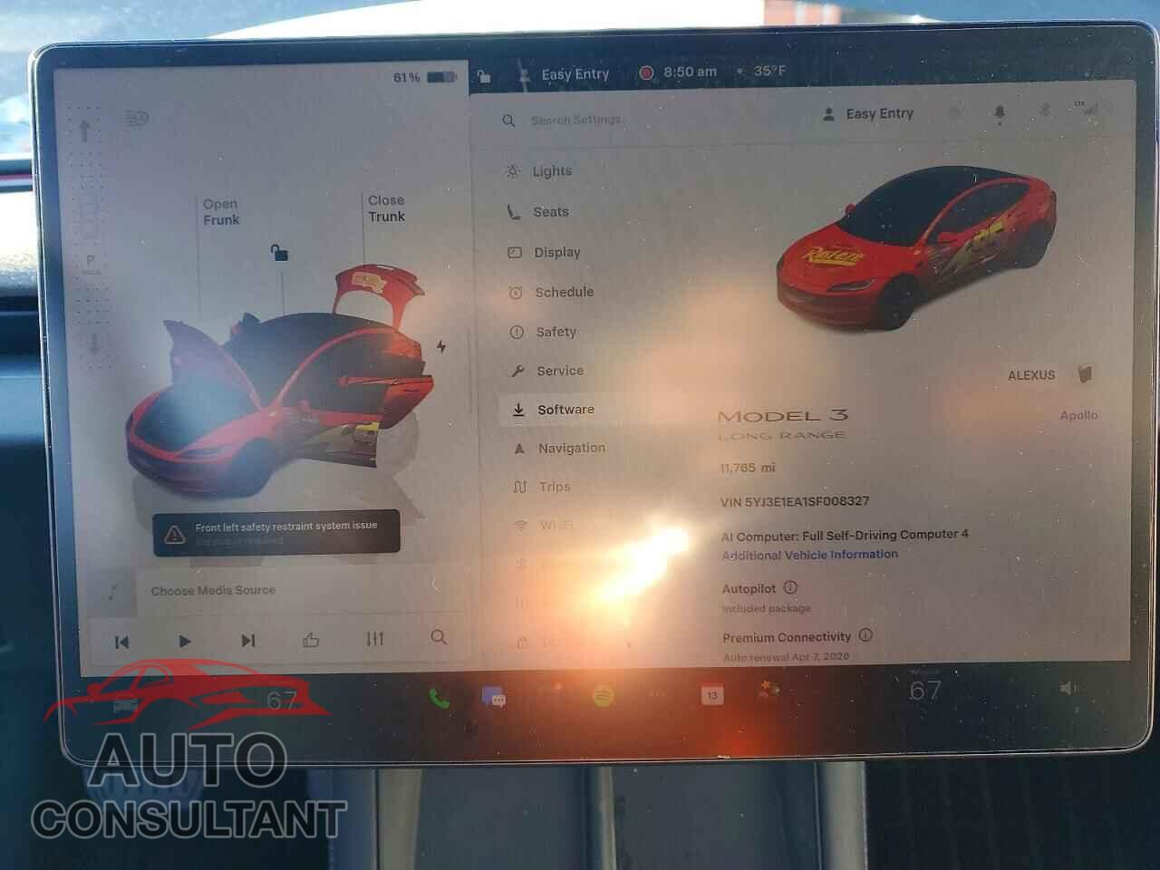 TESLA MODEL 3 2025 - 5YJ3E1EA1SF008327