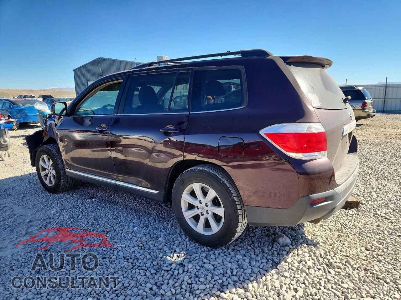 TOYOTA HIGHLANDER 2013 - 5TDBK3EH2DS218057