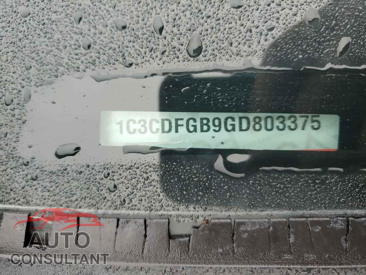 DODGE DART 2016 - 1C3CDFGB9GD803375