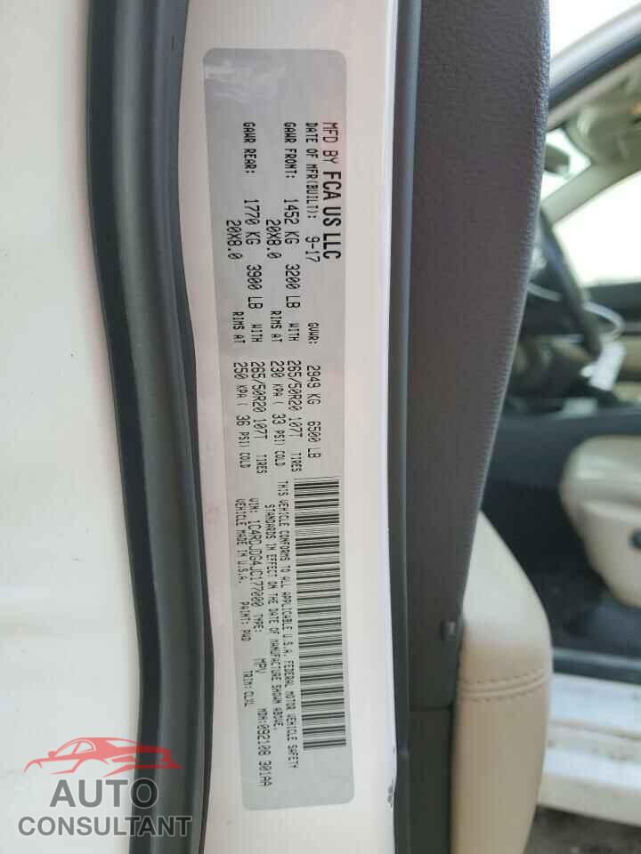 DODGE DURANGO 2018 - 1C4RDJDG4JC177000