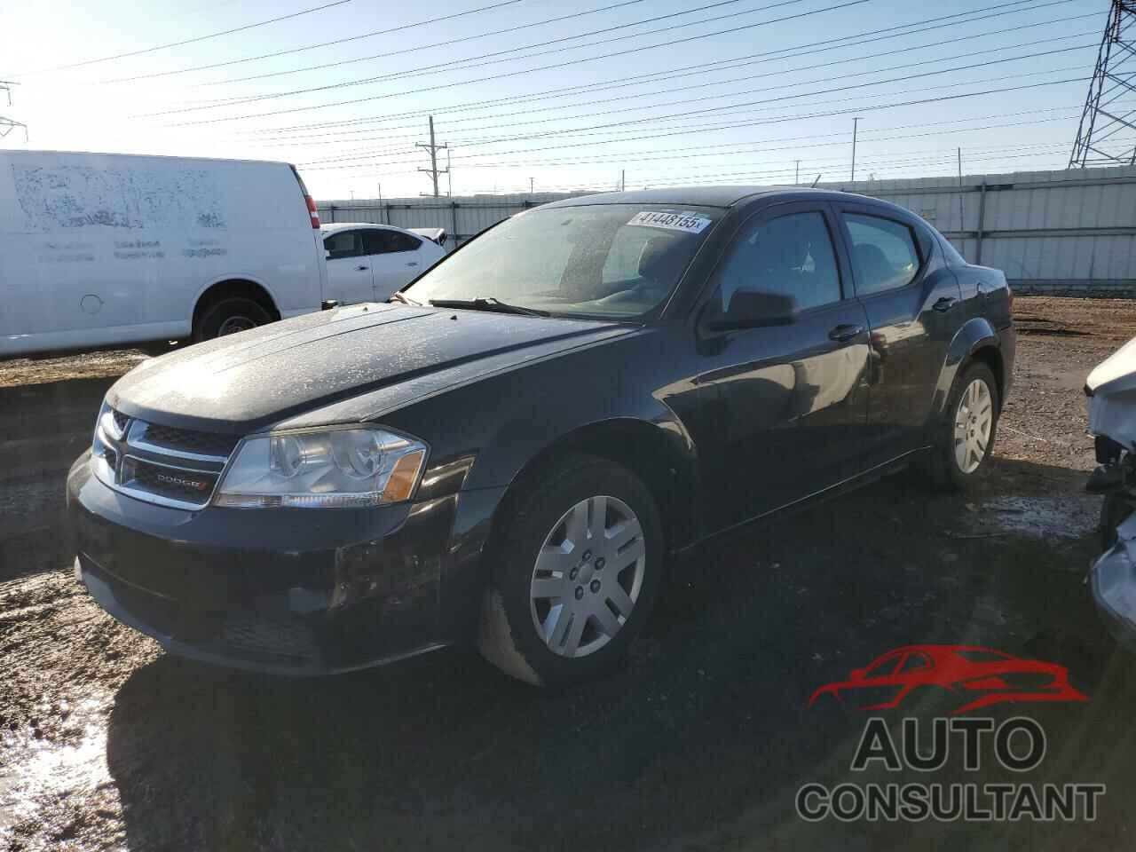 DODGE AVENGER 2013 - 1C3CDZAB0DN622360