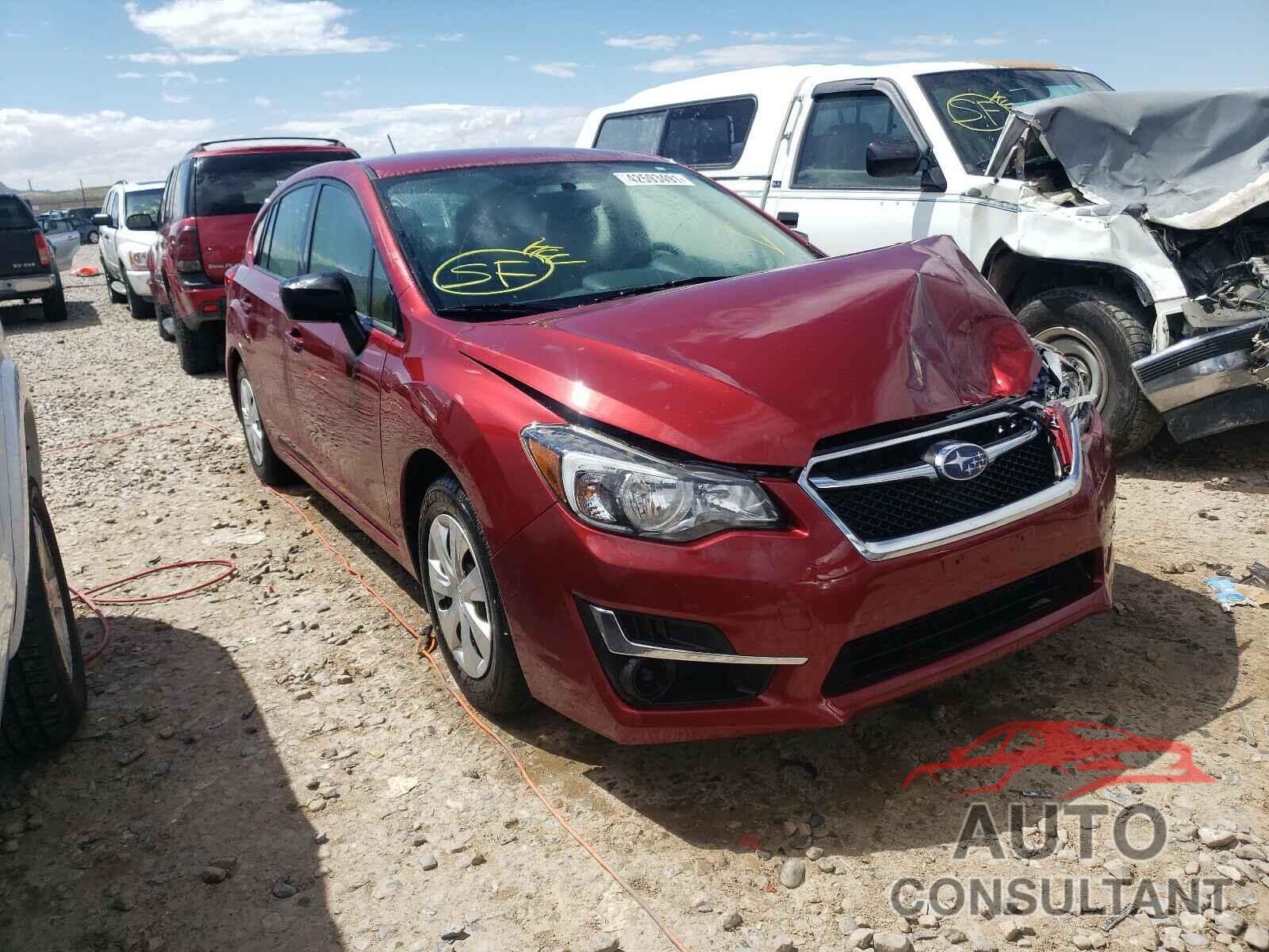 SUBARU IMPREZA 2016 - JF1GPAA69G8349985