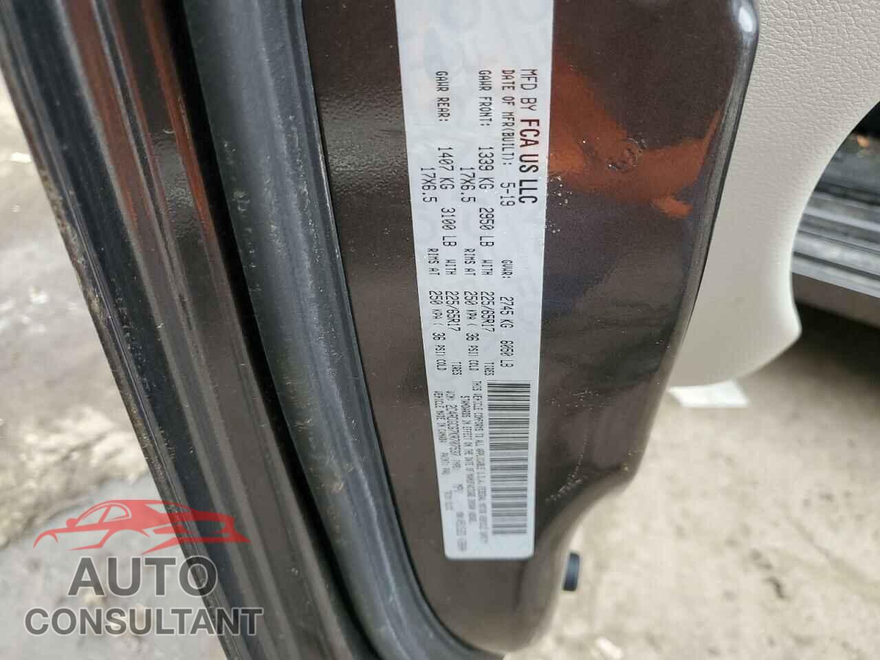 DODGE CARAVAN 2019 - 2C4RDGCG7KR707537