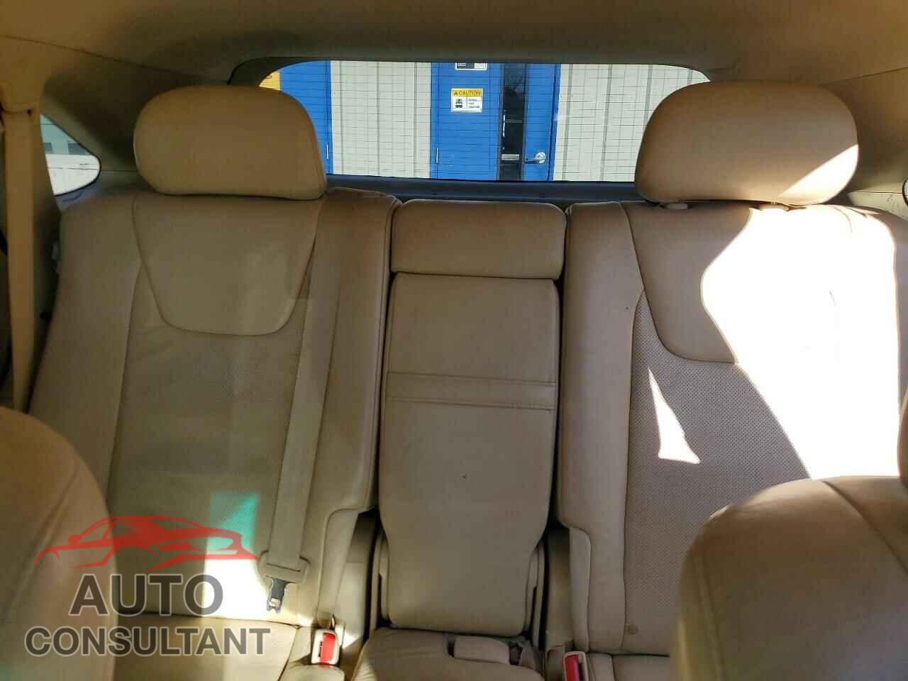 LEXUS RX350 2012 - 2T2ZK1BA3CC084432