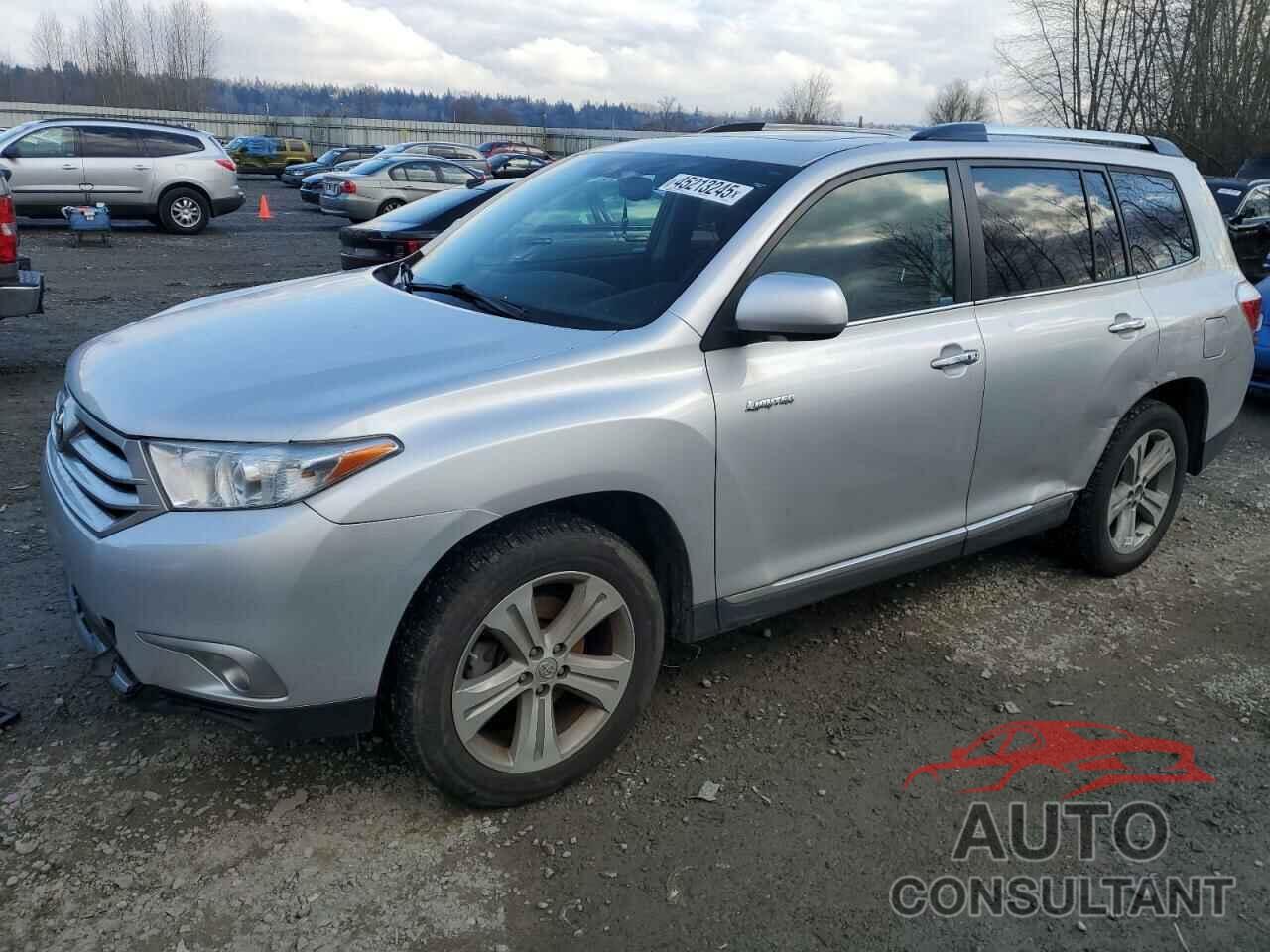TOYOTA HIGHLANDER 2012 - 5TDDK3EH5CS142826