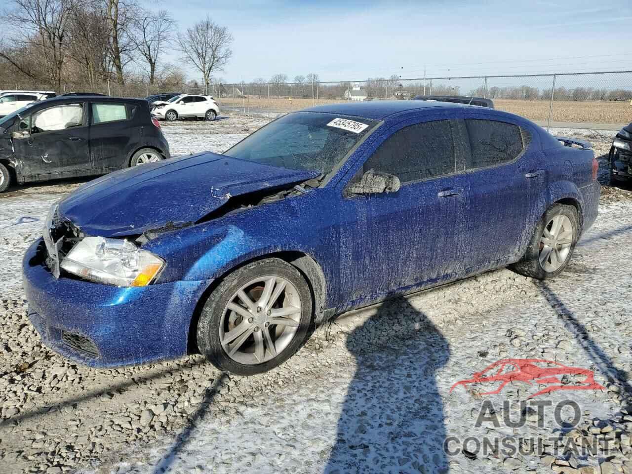 DODGE AVENGER 2013 - 1C3CDZAGXDN576242