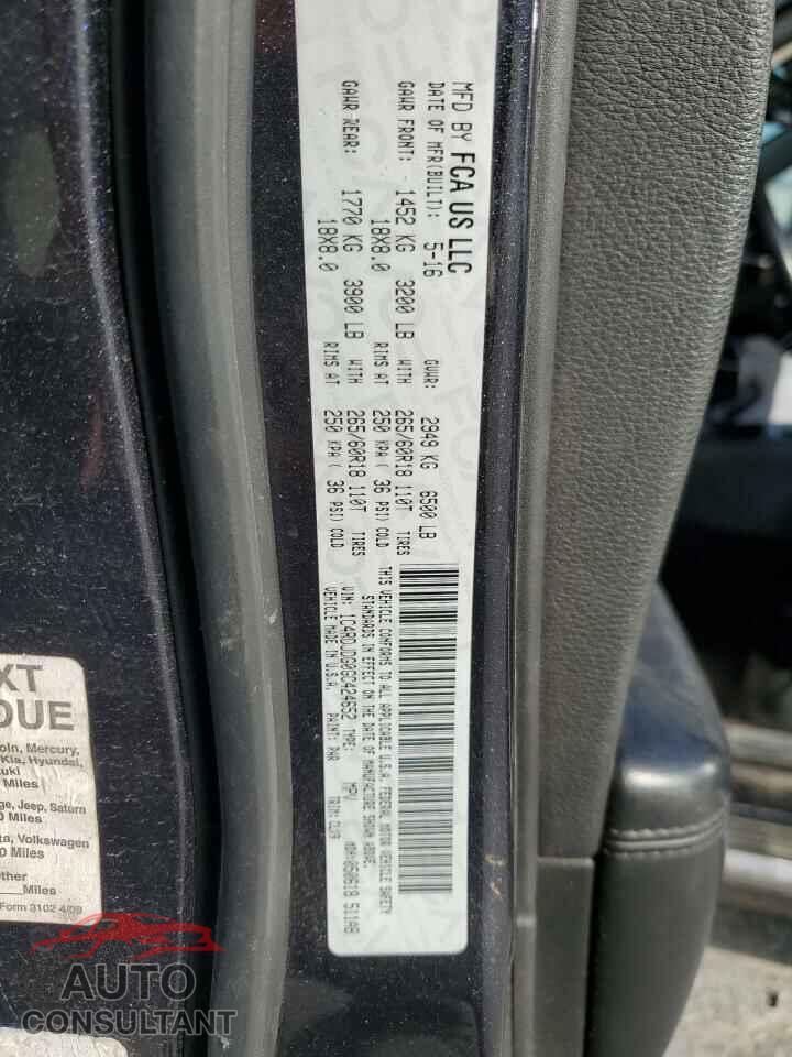 DODGE DURANGO 2016 - 1C4RDJDG0GC424652