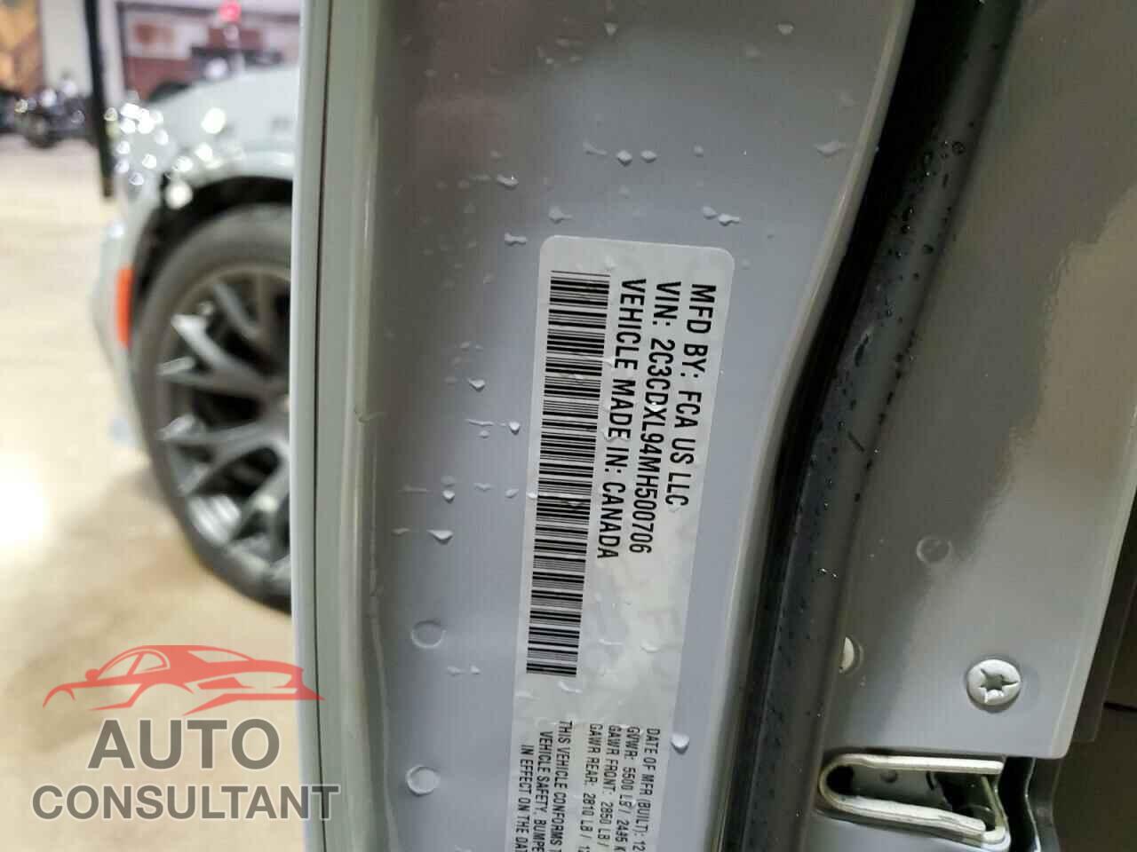 DODGE CHARGER 2021 - 2C3CDXL94MH500706