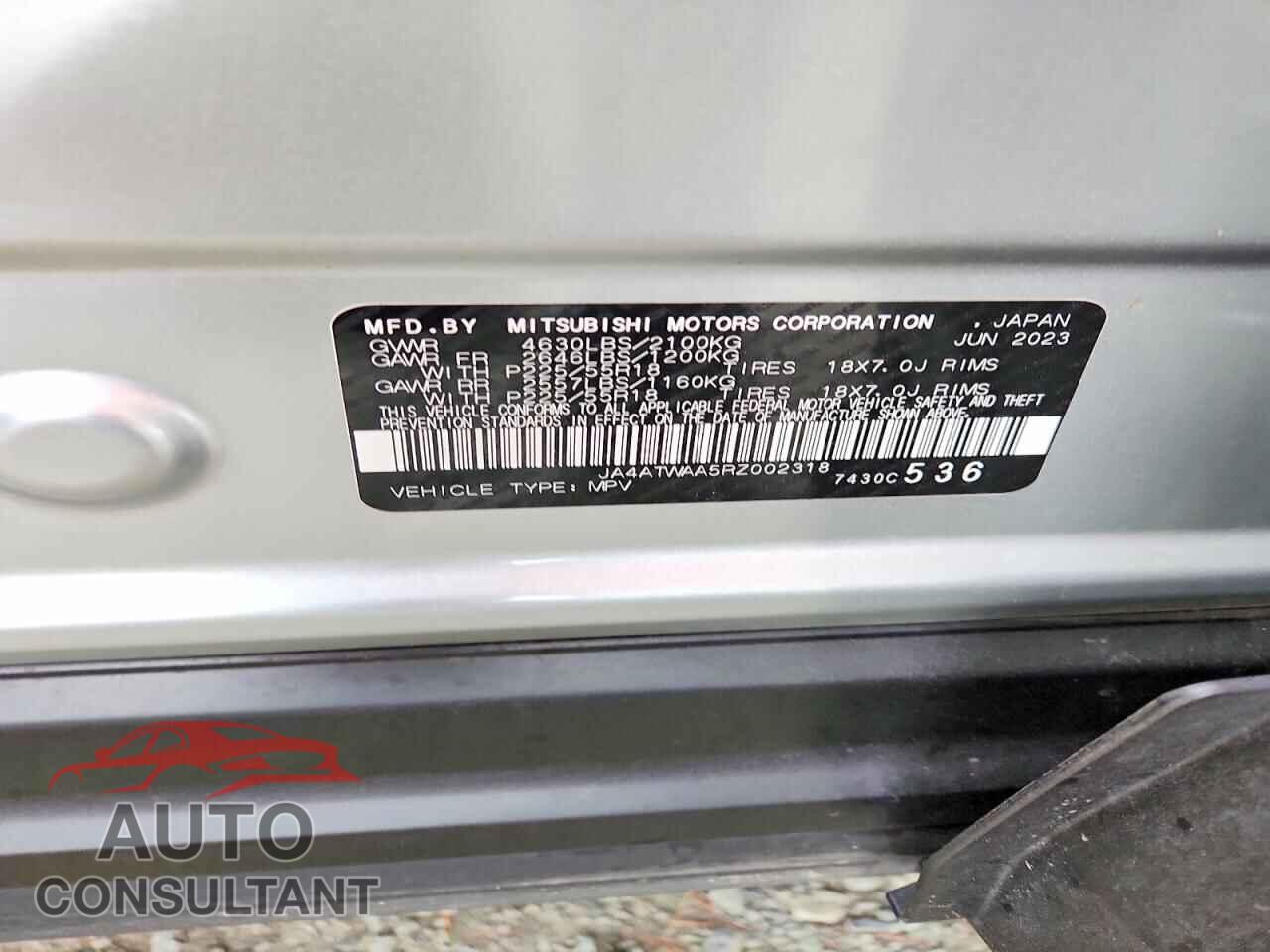 MITSUBISHI ECLIPSE 2024 - JA4ATWAA5RZ002318