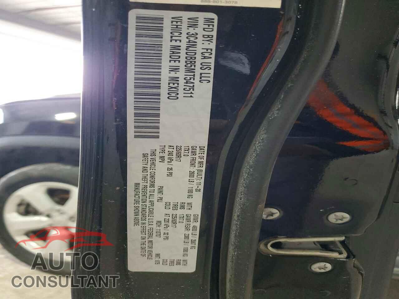 JEEP COMPASS 2021 - 3C4NJDBB5MT547511