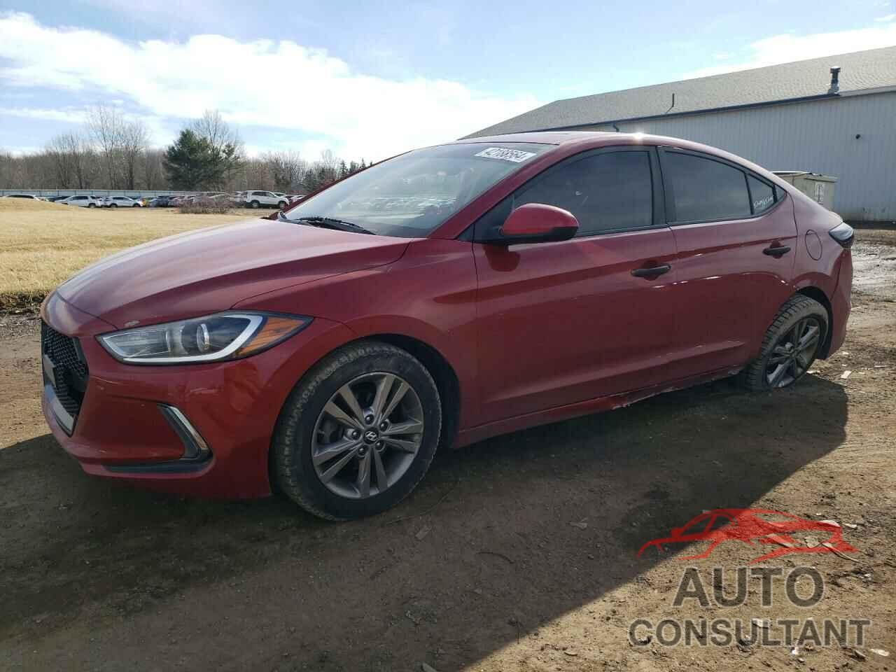 HYUNDAI ELANTRA 2017 - KMHD84LF6HU301020