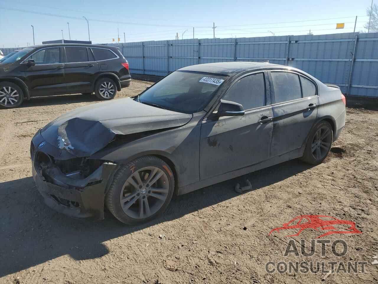 BMW 3 SERIES 2013 - WBA3C1C58DF442543