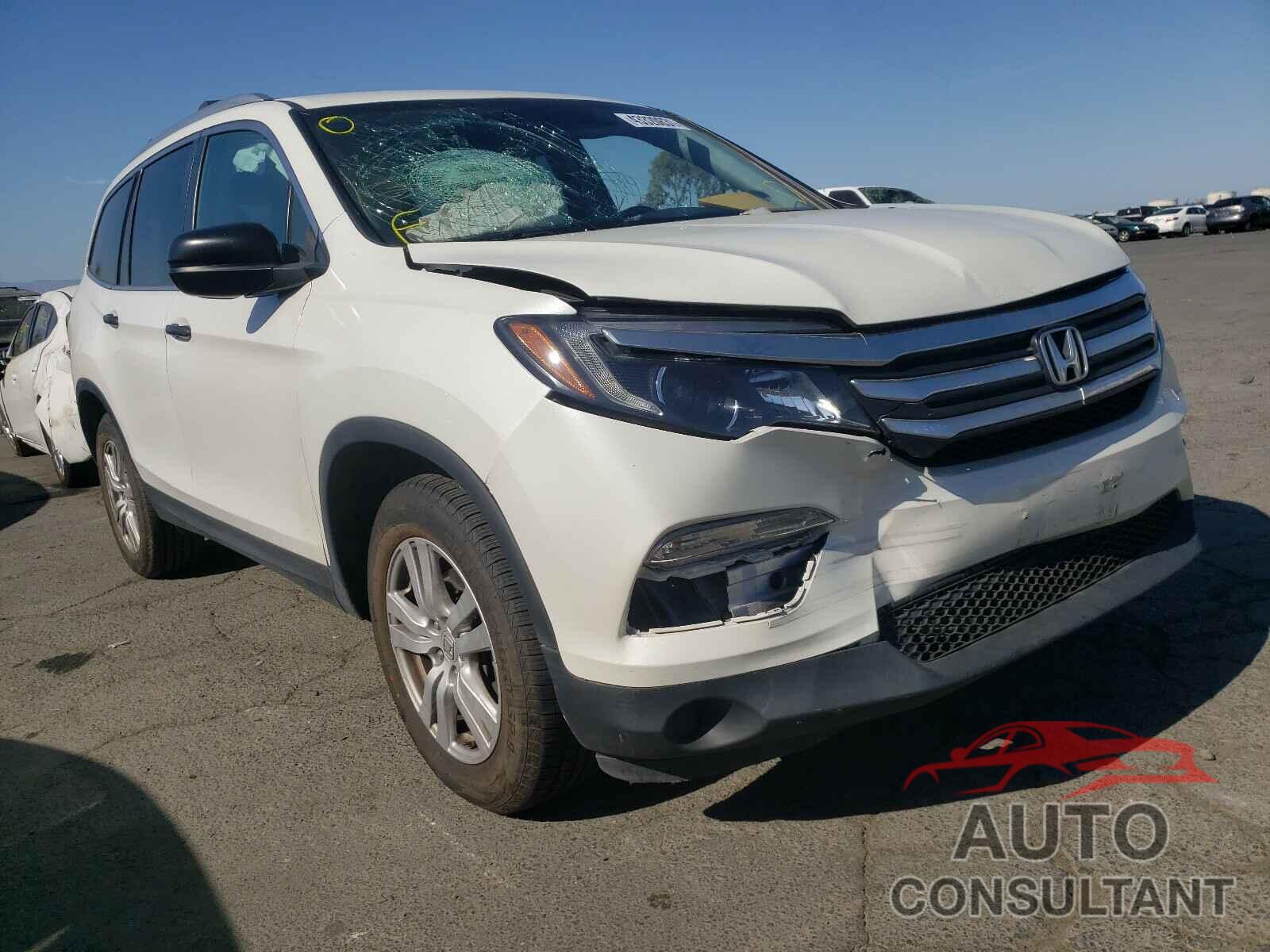 HONDA PILOT 2017 - 5FNYF5H1XHB020376