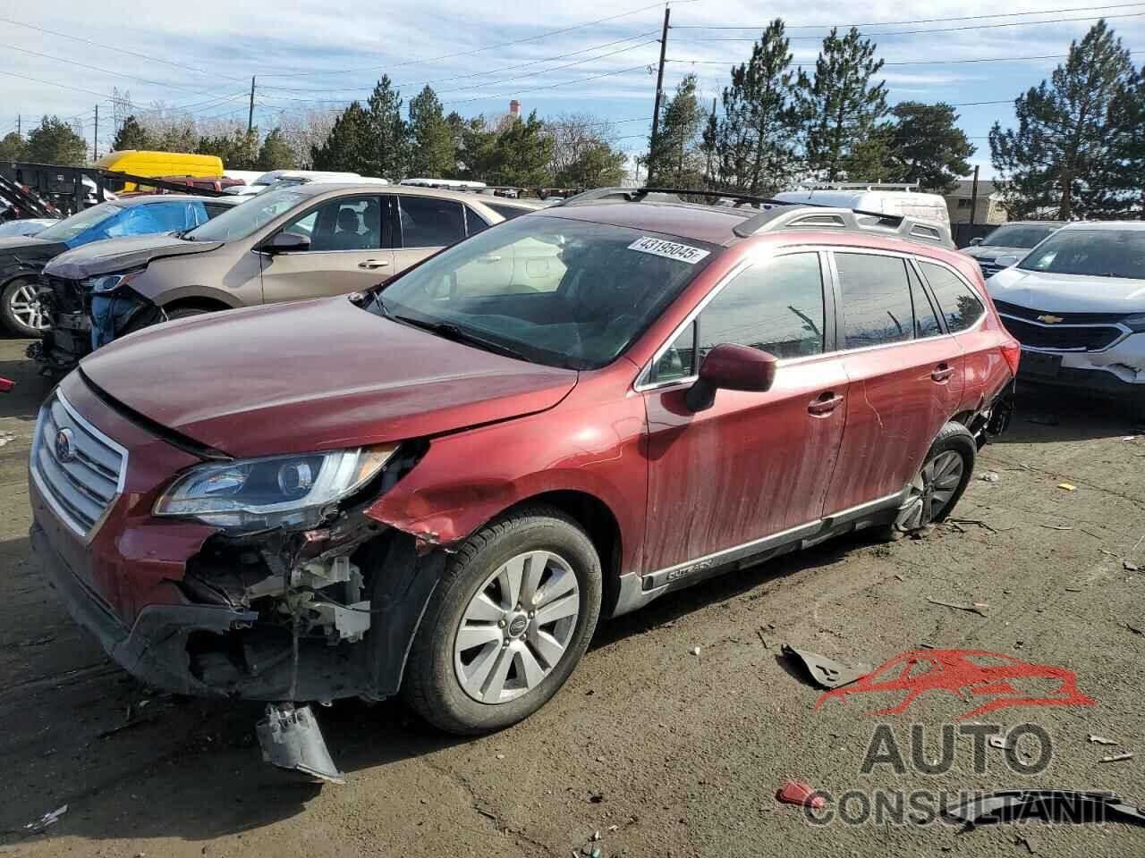 SUBARU OUTBACK 2015 - 4S4BSACC6F3353280