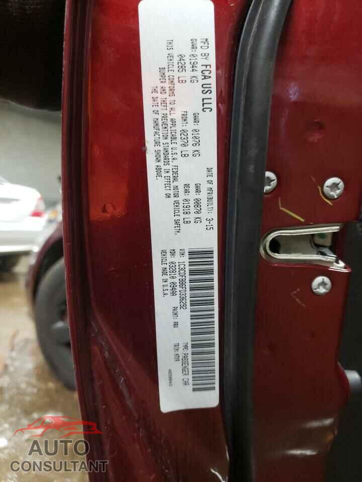 DODGE DART 2015 - 1C3CDFBB6FD336292