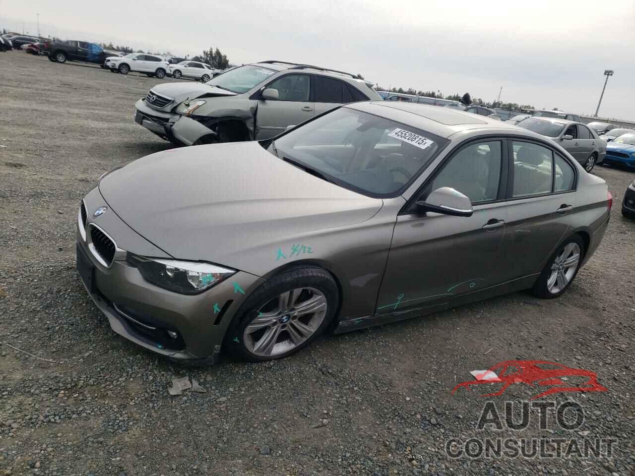 BMW 3 SERIES 2016 - WBA8E9C53GP847609