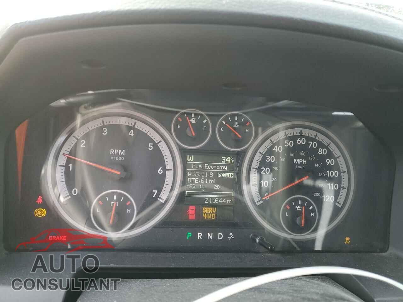 DODGE RAM 1500 2012 - 1C6RD7MT5CS130154
