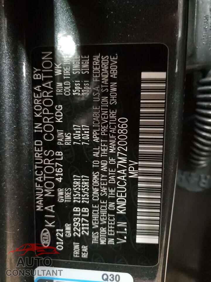 KIA SELTOS 2021 - KNDEUCAA7M7200860