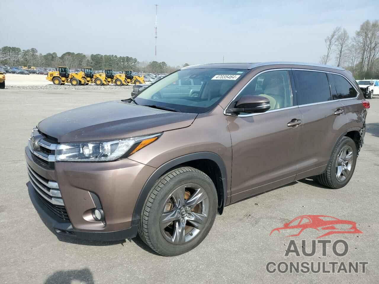 TOYOTA HIGHLANDER 2018 - 5TDDZRFH1JS487863