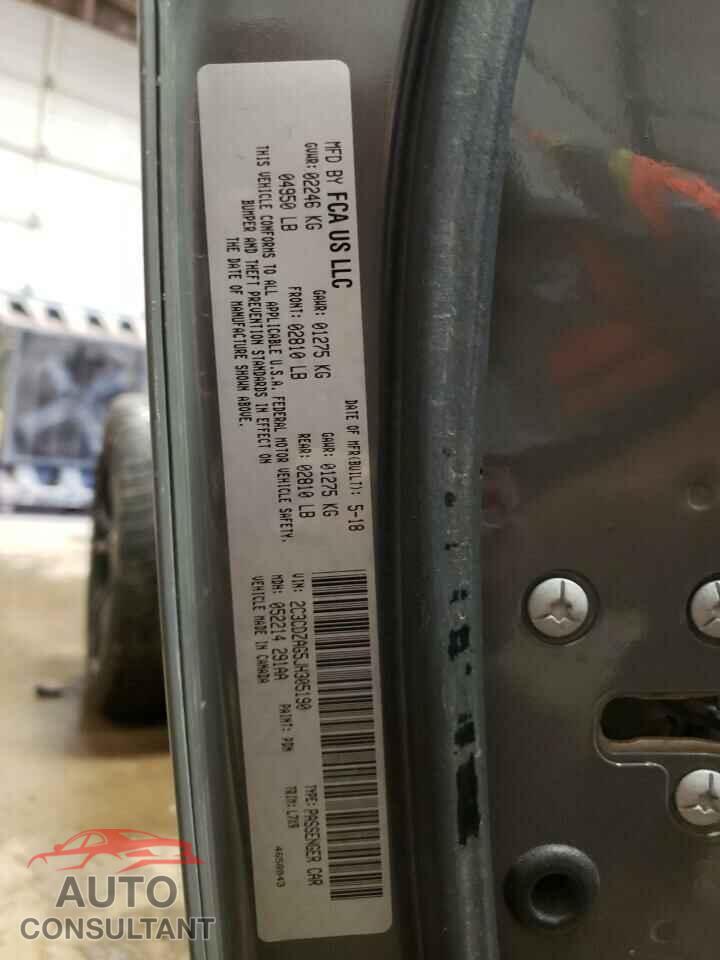 DODGE CHALLENGER 2018 - 2C3CDZAG5JH305190
