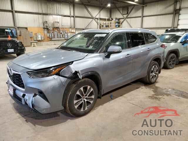 TOYOTA HIGHLANDER 2022 - 5TDGZRBH6NS223272