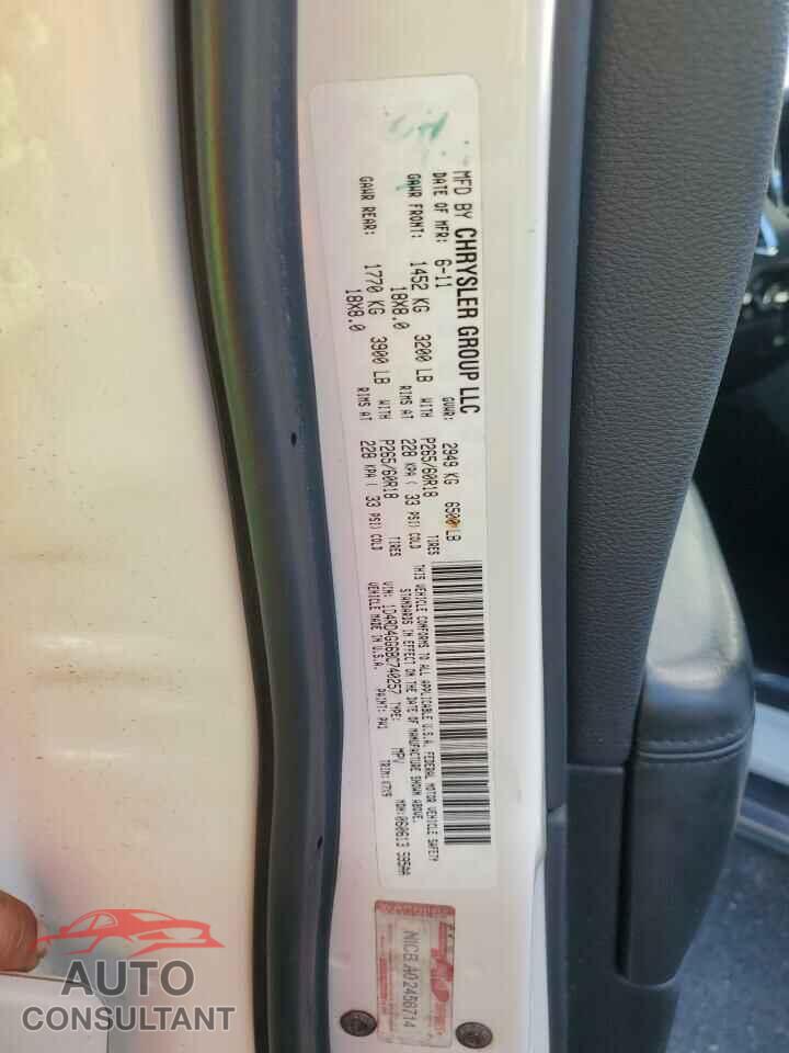 DODGE DURANGO 2011 - 1D4RD4GG6BC740257