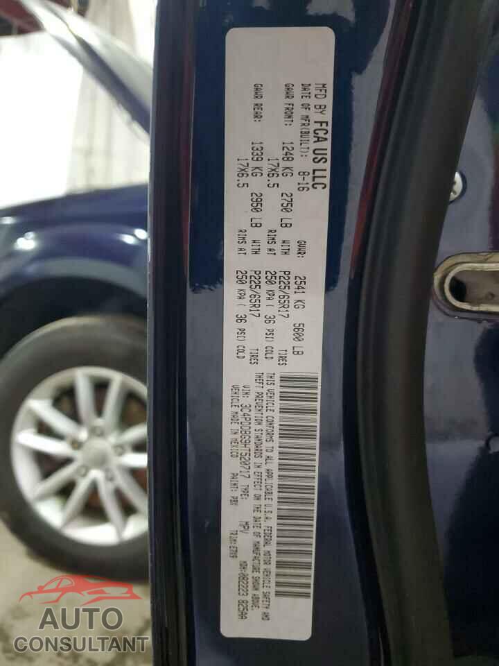 DODGE JOURNEY 2017 - 3C4PDDBG9HT520717