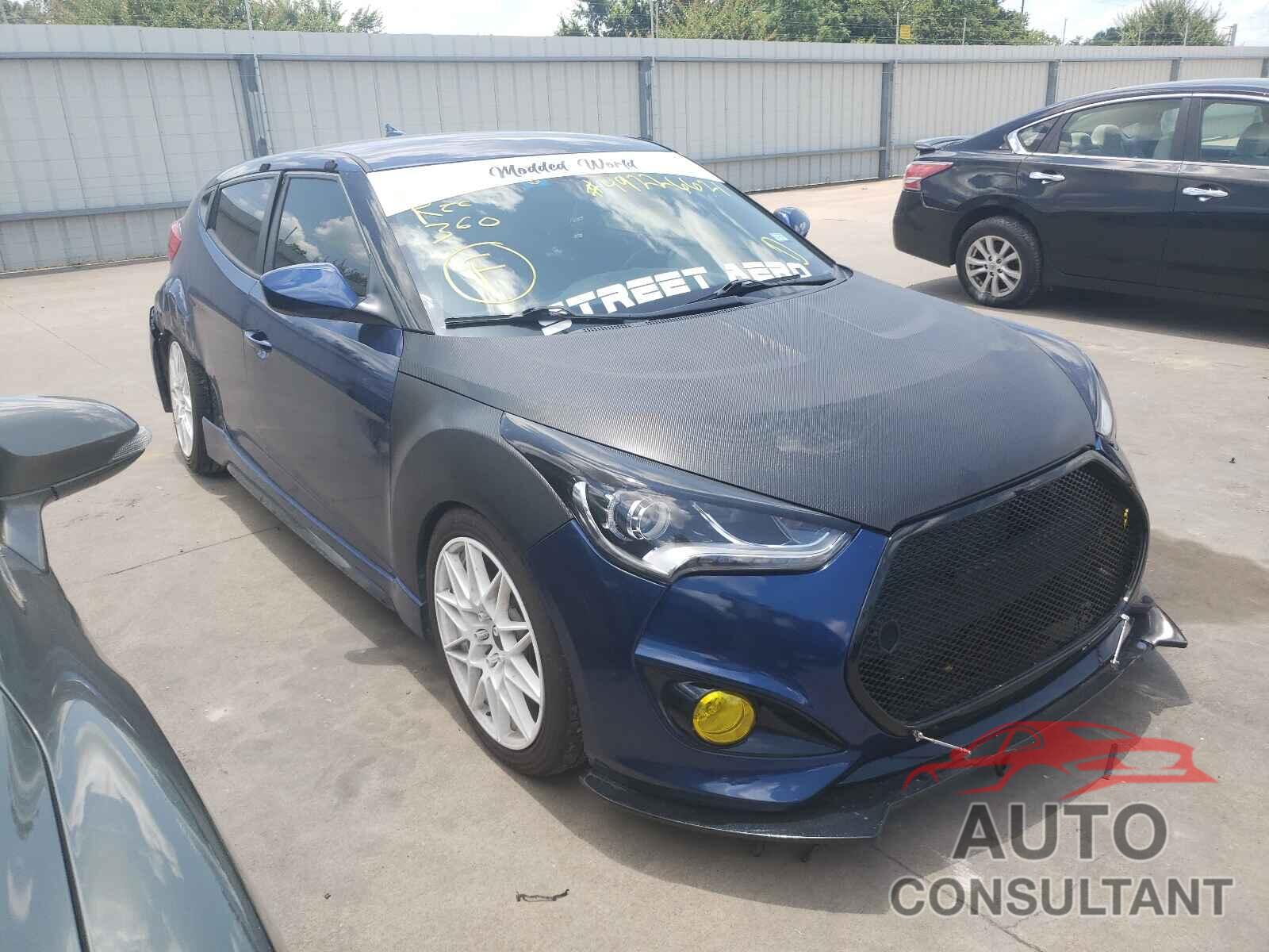 HYUNDAI VELOSTER 2017 - KMHTC6AE0HU318489