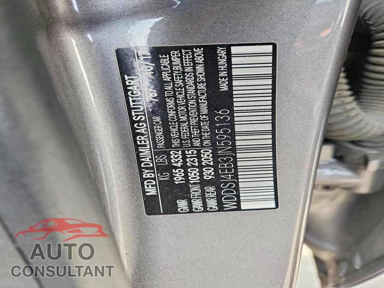 MERCEDES-BENZ CLA-CLASS 2018 - WDDSJ4EB3JN595136
