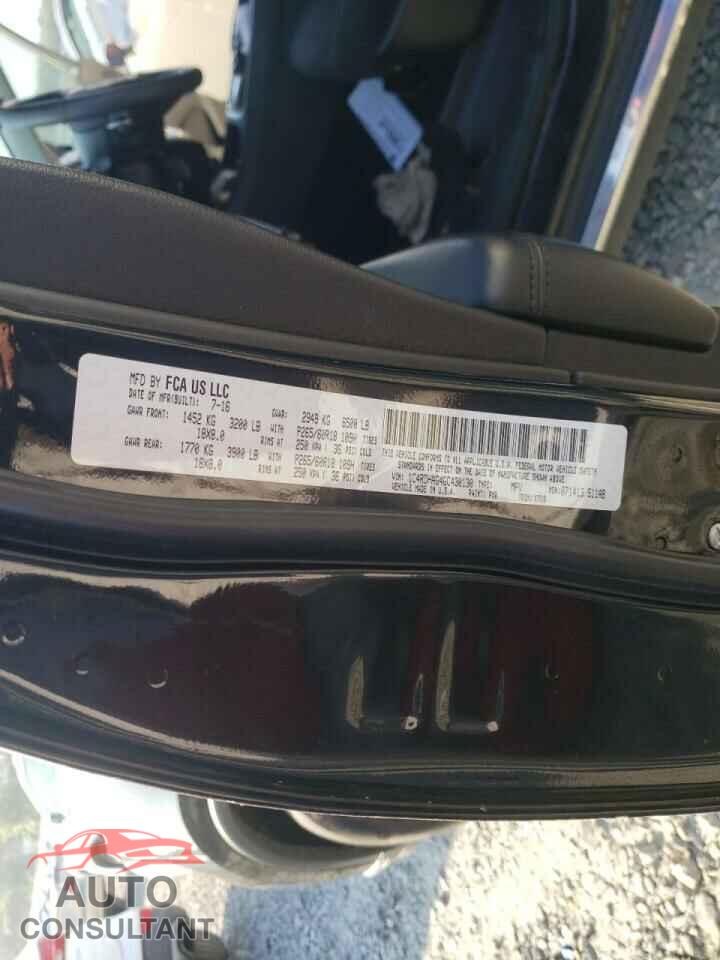 DODGE DURANGO 2016 - 1C4RDHAG4GC430130