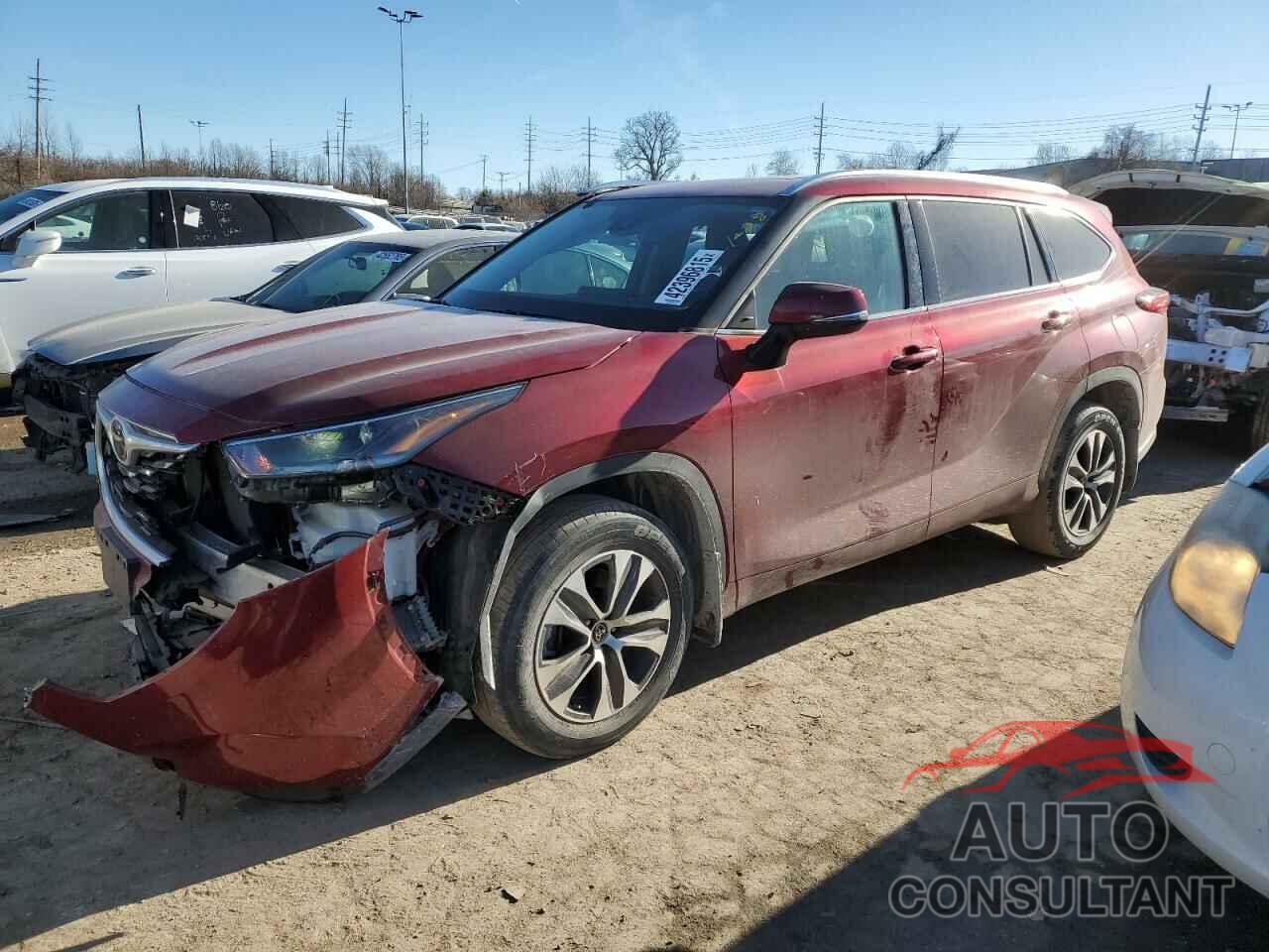 TOYOTA HIGHLANDER 2021 - 5TDGZRBH0MS557487