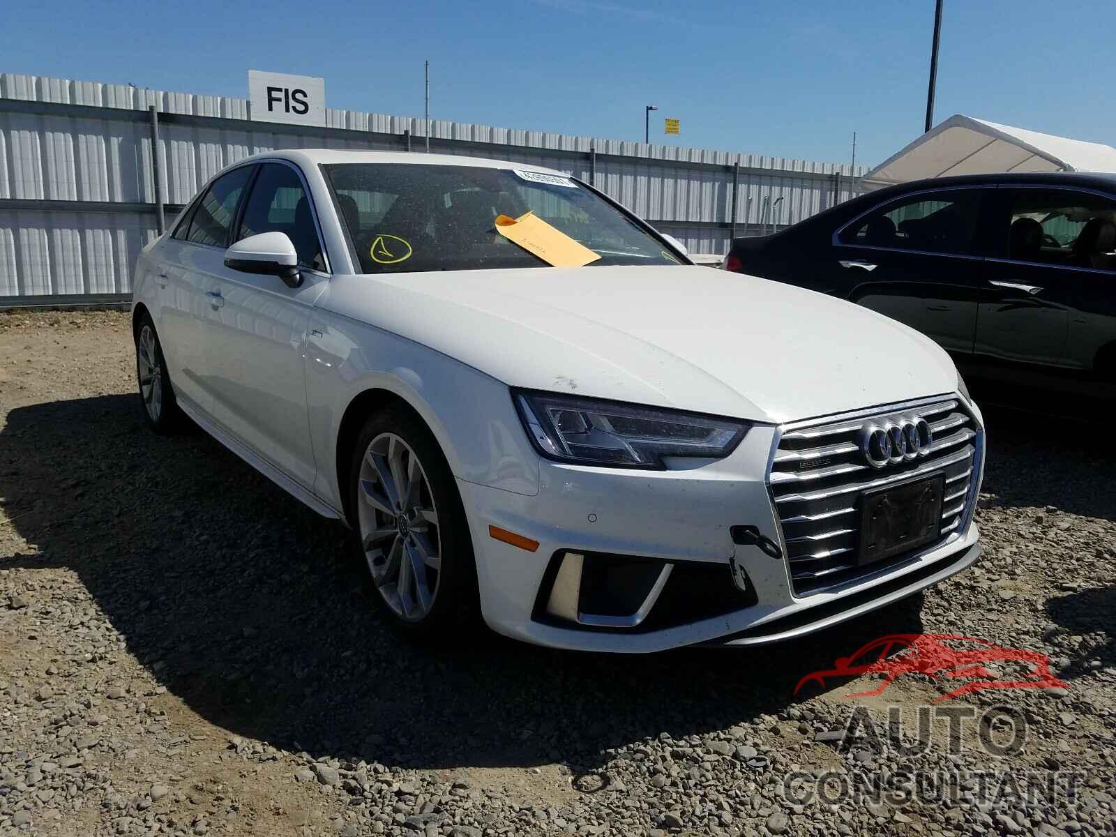 AUDI A4 2019 - WAUENAF44KN001890