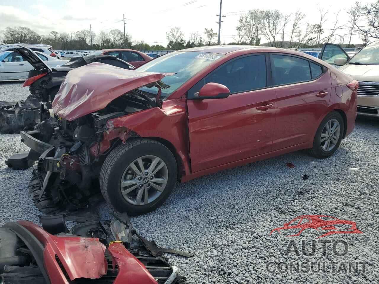 HYUNDAI ELANTRA 2017 - KMHD84LF6HU142872