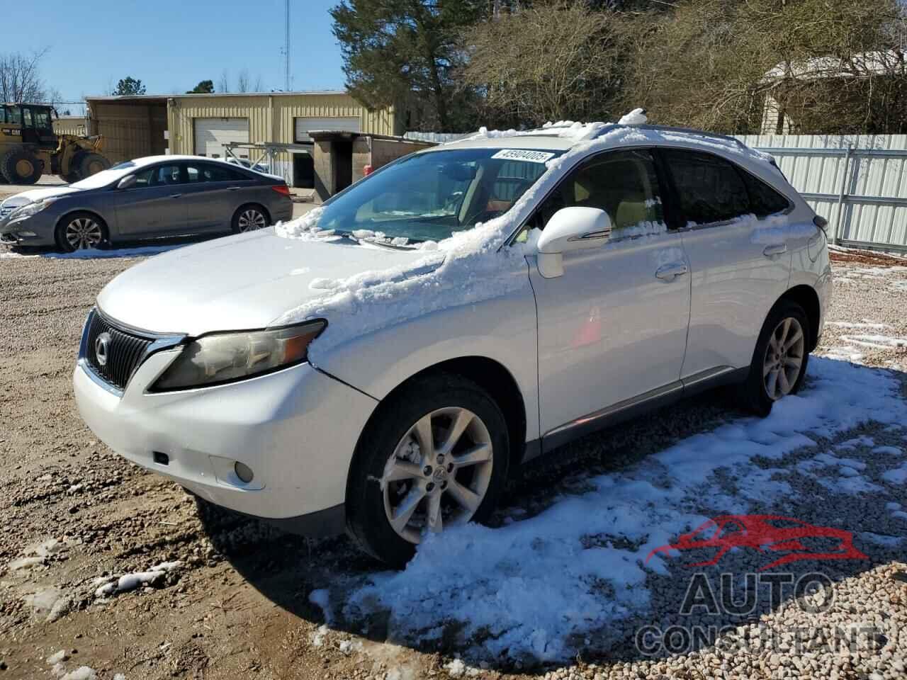 LEXUS RX350 2010 - JTJZK1BA6A2400211