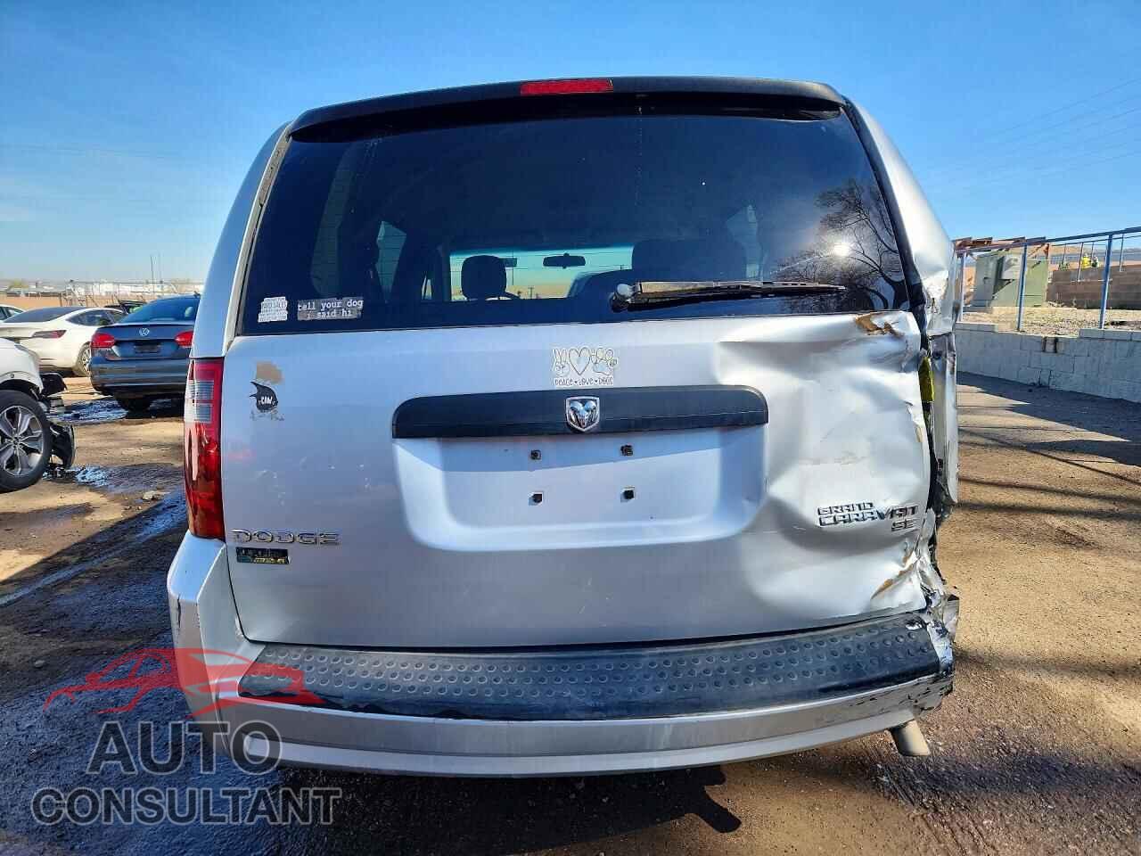 DODGE CARAVAN 2009 - 2D8HN44E99R627169