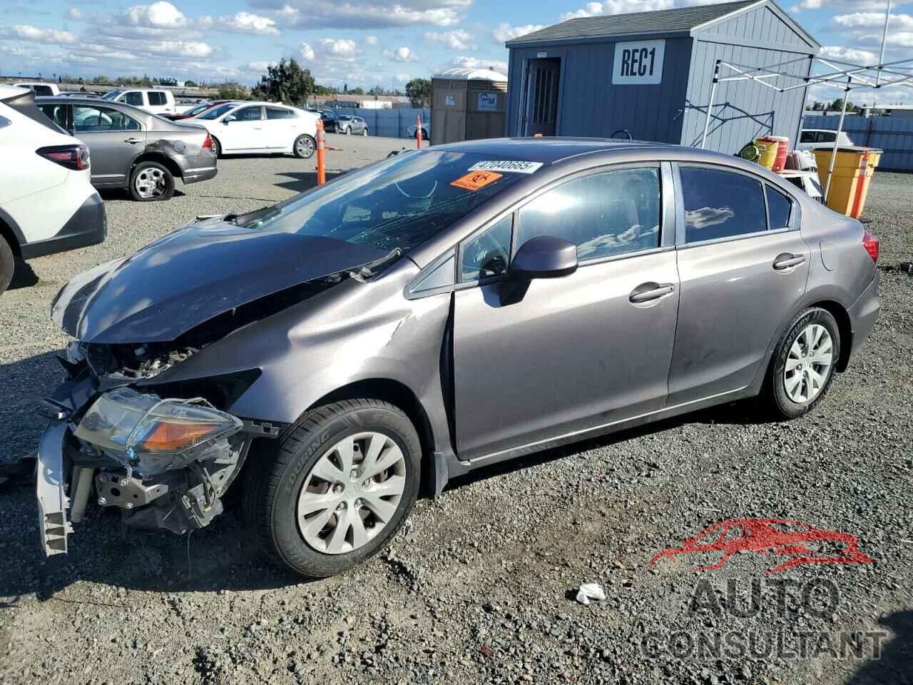 HONDA CIVIC 2012 - 19XFB2F52CE385673