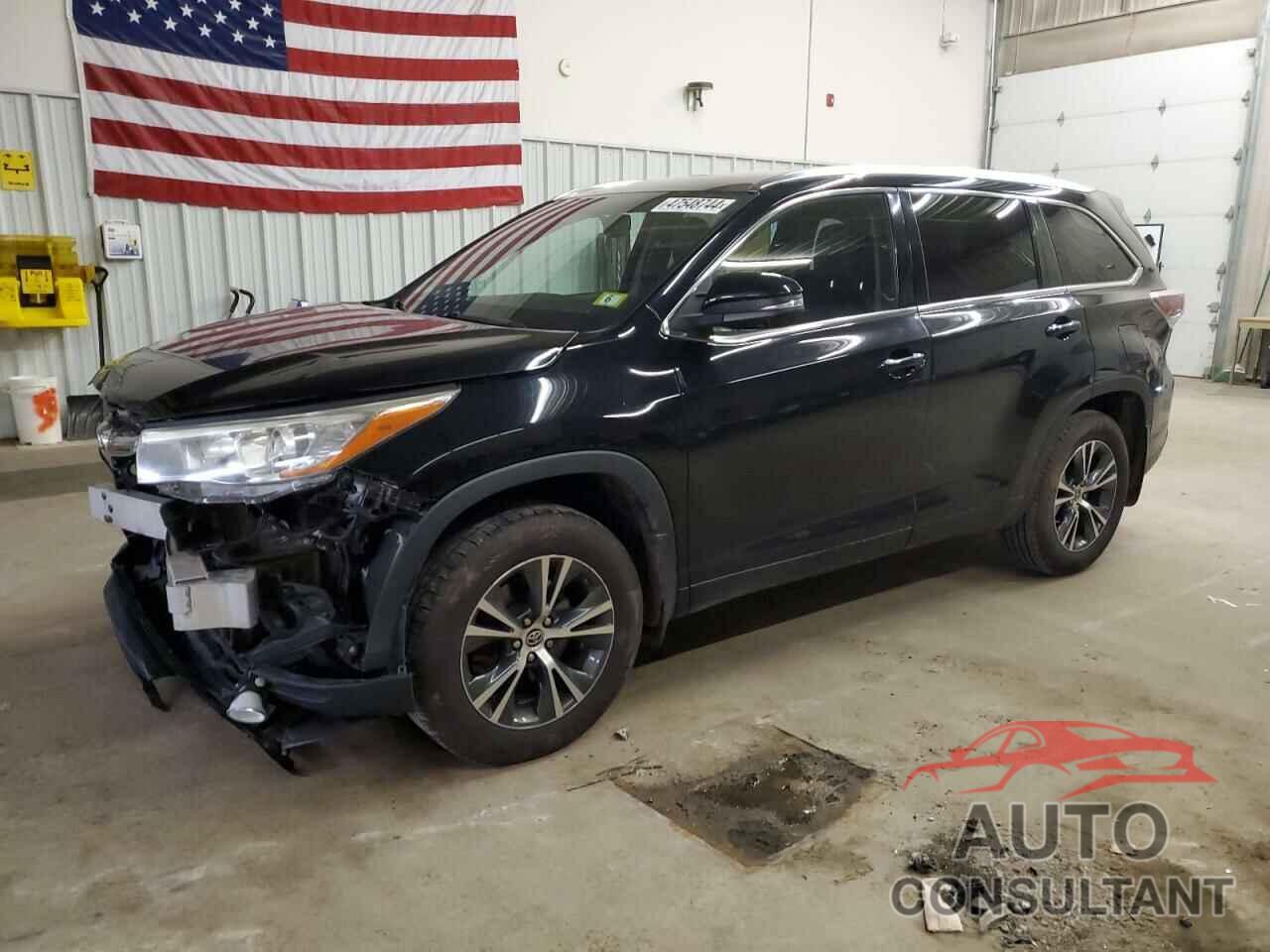 TOYOTA HIGHLANDER 2016 - 5TDJKRFH4GS260909