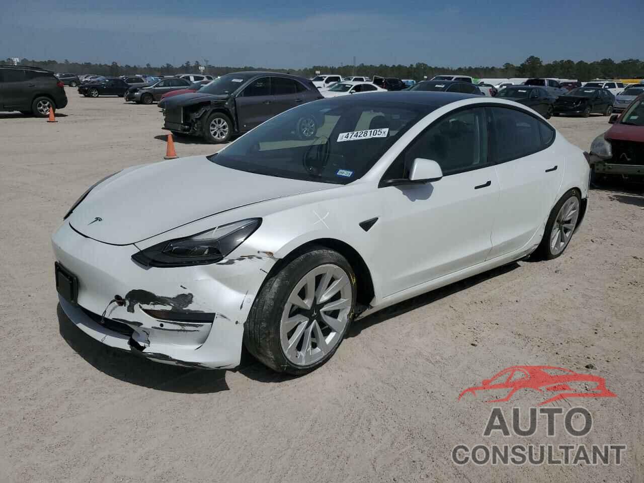 TESLA MODEL 3 2022 - 5YJ3E1EB2NF344341