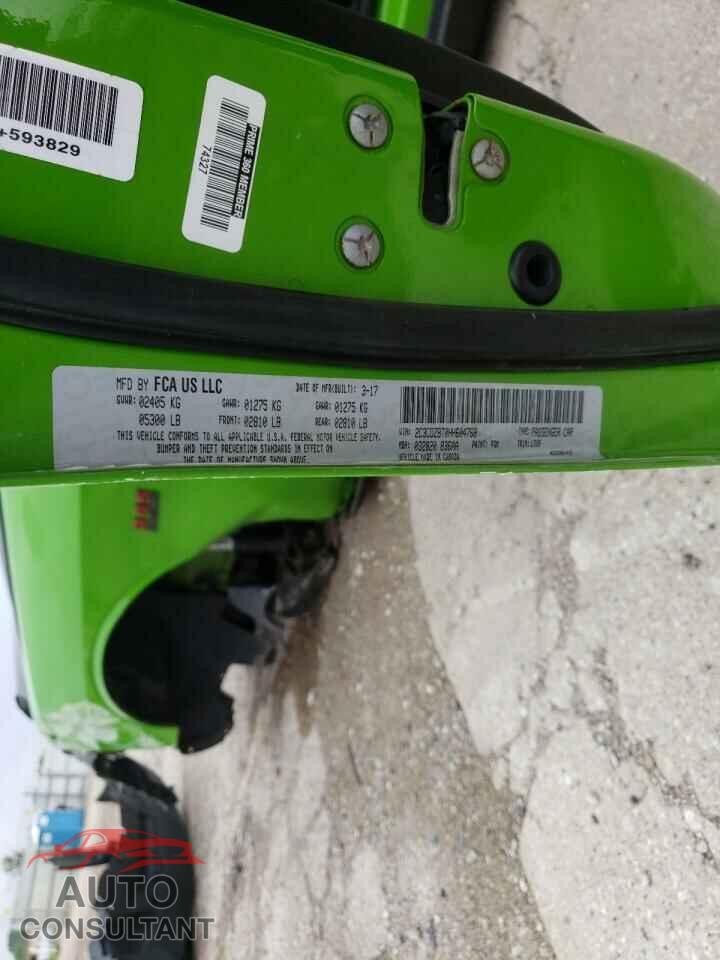 DODGE CHALLENGER 2017 - 2C3CDZBT0HH604768