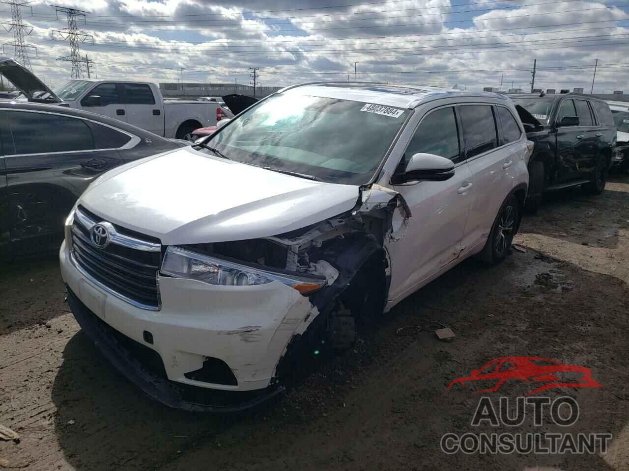 TOYOTA HIGHLANDER 2016 - 5TDJKRFH9GS276619