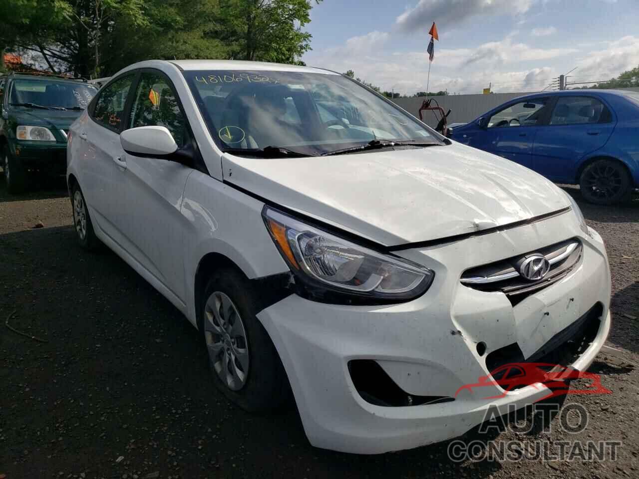 HYUNDAI ACCENT 2016 - KMHCT4AE6GU074978