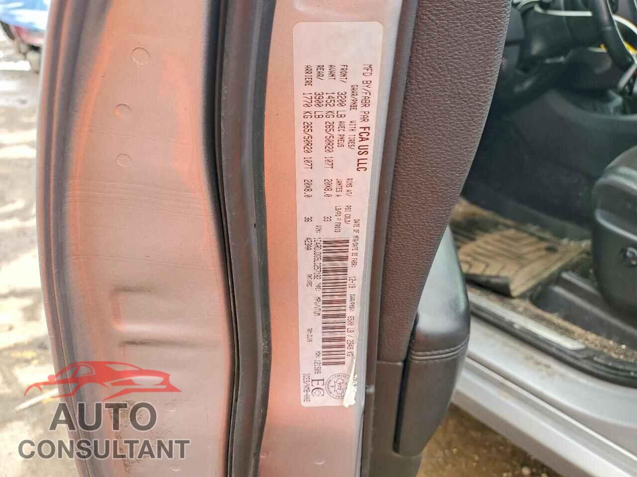 DODGE DURANGO 2020 - 1C4RDJDG5LC257182