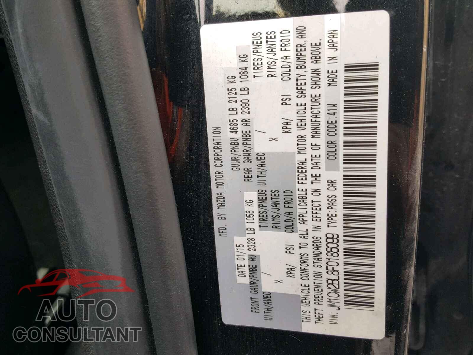 MAZDA 5 2015 - JM1CW2BL8F0186099