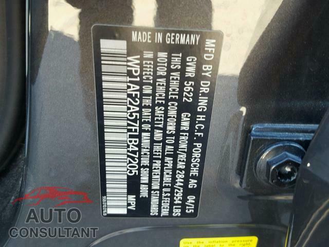 PORSCHE MACAN 2015 - WP1AF2A57FLB47205
