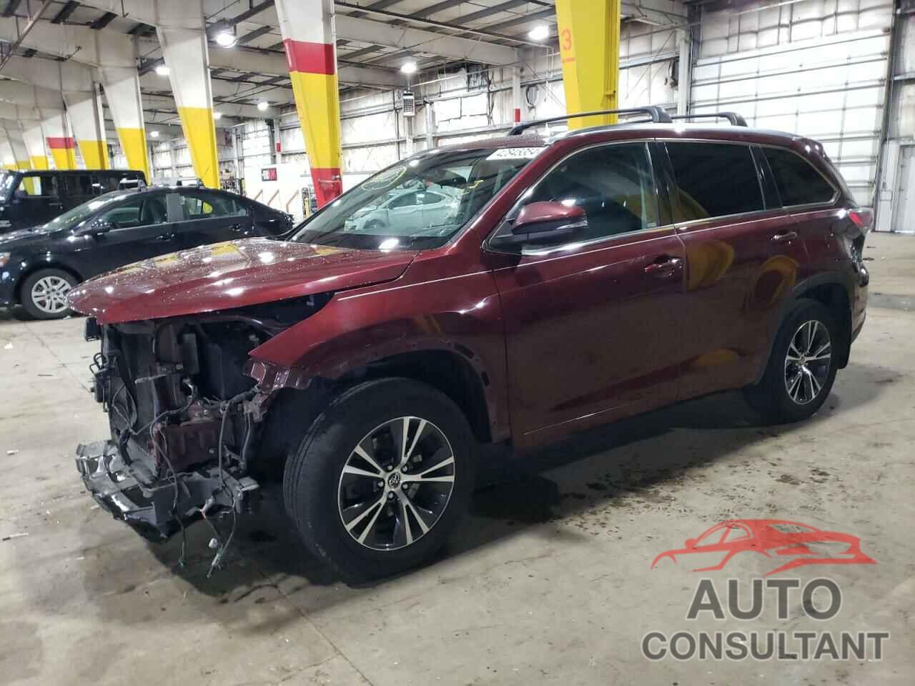 TOYOTA HIGHLANDER 2016 - 5TDJKRFH6GS230777