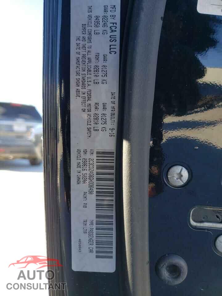 DODGE CHALLENGER 2016 - 2C3CDZAG6GH336490