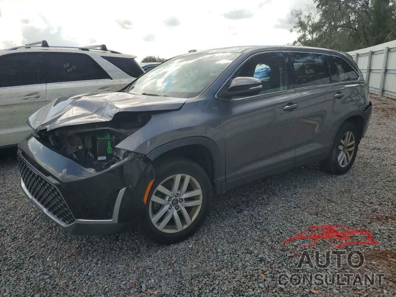 TOYOTA HIGHLANDER 2016 - 5TDZARFH9GS020499